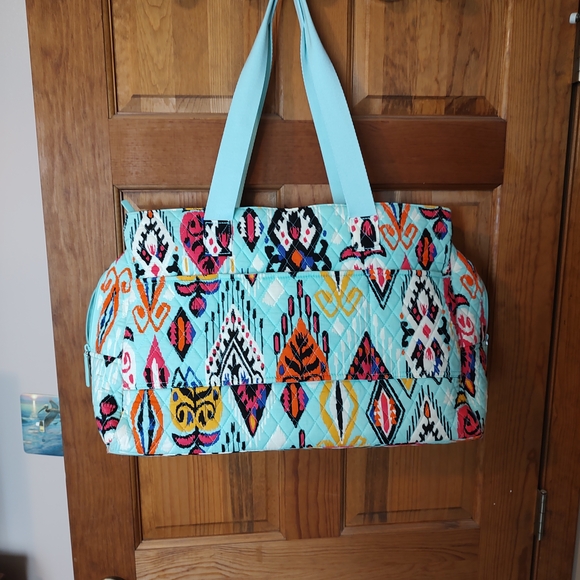Colorful Patterned Tote Bag - Picture 1 of 8